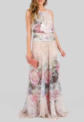vestido-irlanda-longo-floral-acetinado-powerlook-rosa