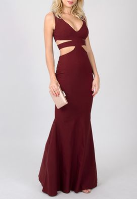 vestidos para formatura vinho